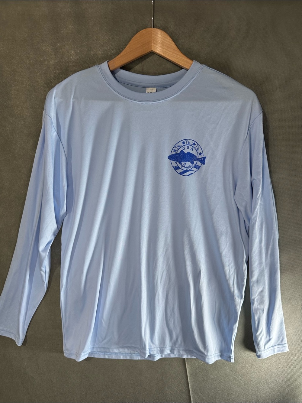 BAW Xtreme-Tek Performance Long Sleeve Fishing Shirt - USA Angler - Men's Medium